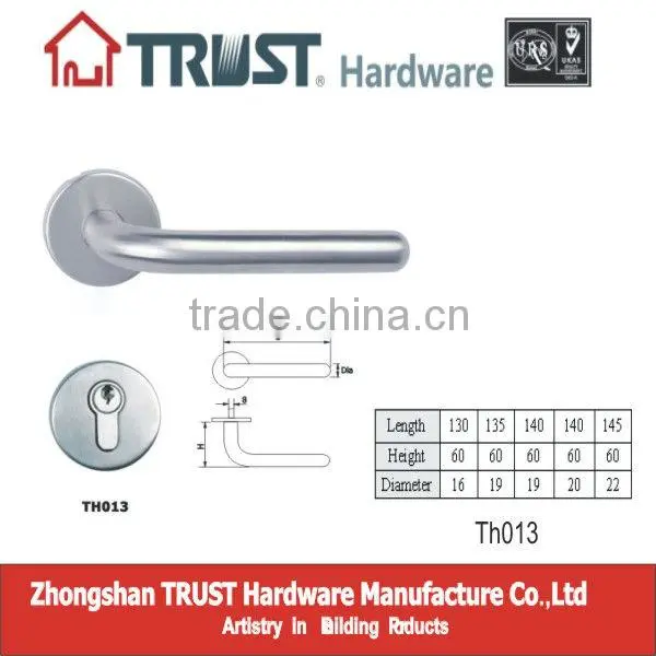 TH013:trust stainless steel hollow main door handle