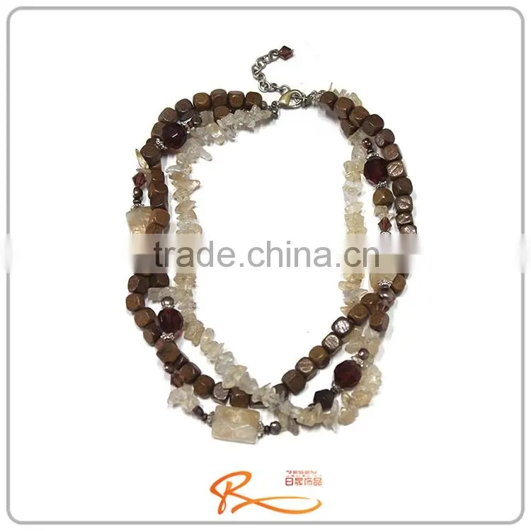 New design good looking fashion bone beads necklace jewelry charm necklaces