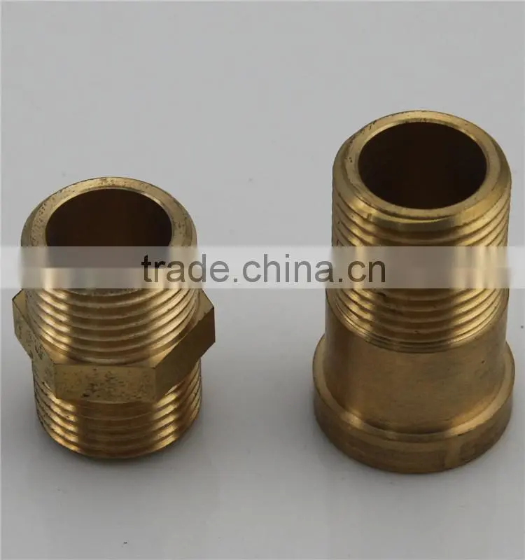 G1/2 male copper thread connector brass pipe fittings