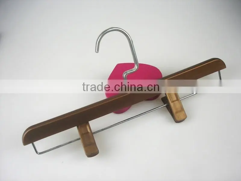 IMY-542 brown custom skirt hangers plastic