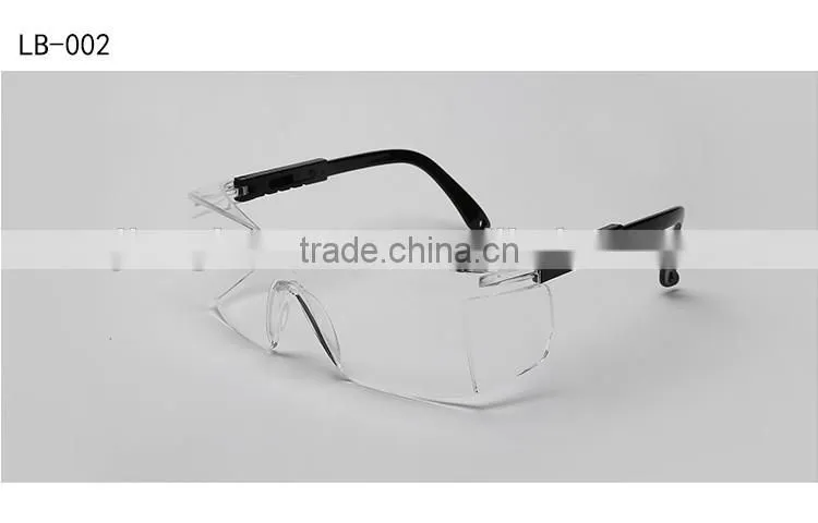 Factory wholesale square dustproof windproof durable cross-country glasses dark grey pc welding filter lens goggles