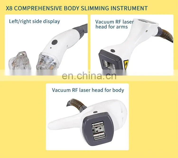 X8 Vacuum Roller Weight Loss Apparatus RF Face Lifting Wrinkles Removal Anti Cellulite Comprehensive Body Slimming Instrument