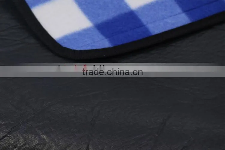 Foldable Polyester Fleece Picnic Rug,Waterproof Picnic Rug