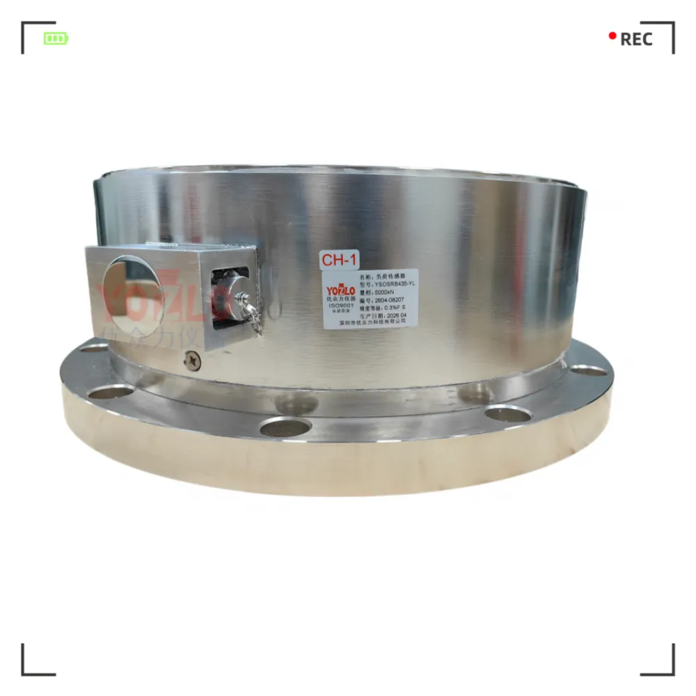 200-ton Spoke Type Force Sensor, Dual-Signal Output Available for Customizatio