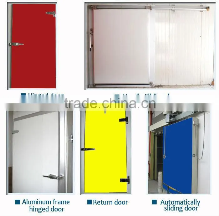 cold room sliding door with hinge, cold storage sliding door