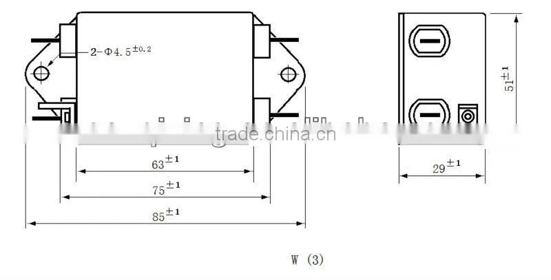 high quality ac emi filter
