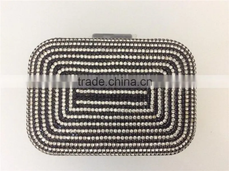 mesh crystal clutch evening bags/women's bags,available in colors