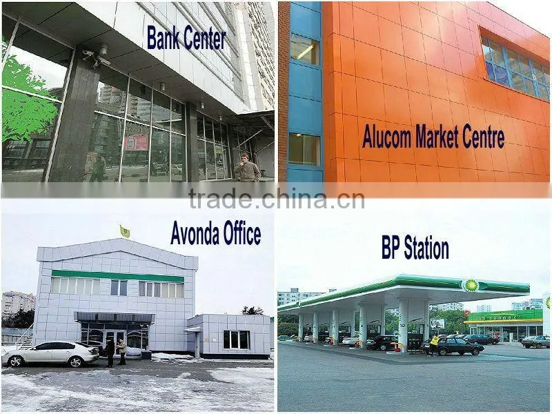 ACP sign boards for road/coffee shop sign board size 1220*2440mm