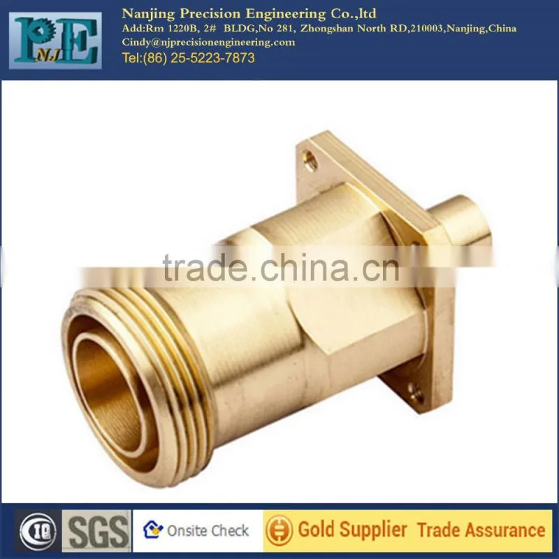 Custom cnc machining brass mechanical body parts