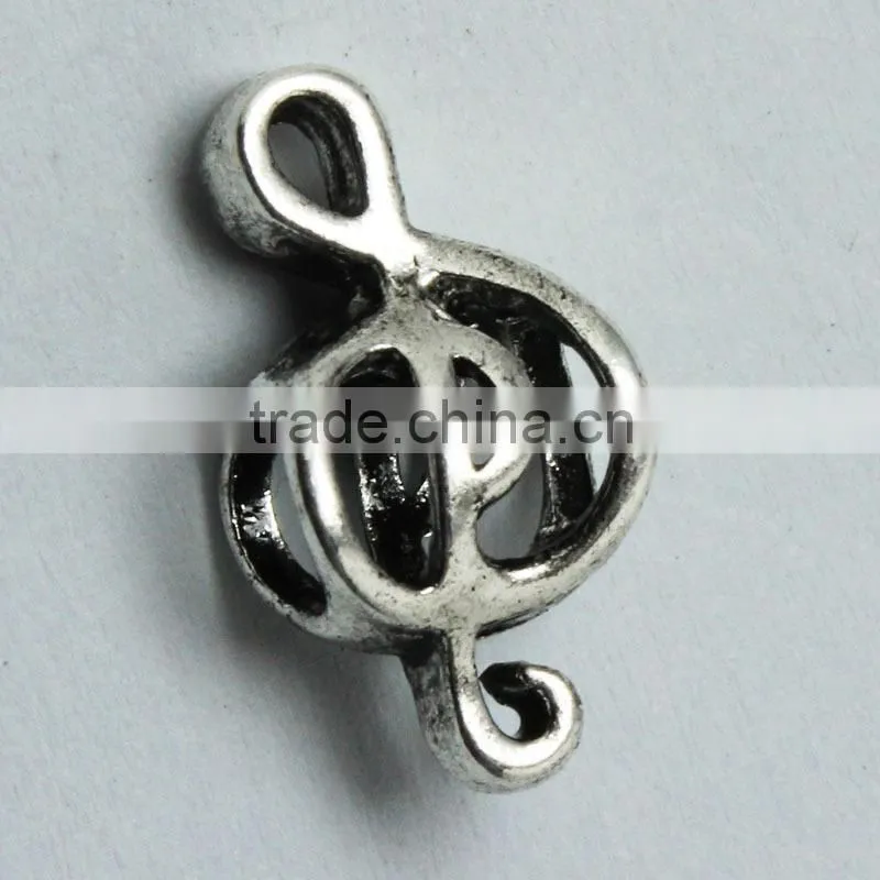 Lead Free Nickle Free Music Symbol Zinc Alloy Beads fit Pandorar Bracelets and Necklace