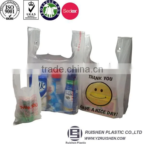 Customized Logo T-shirt Shape Packing Bags