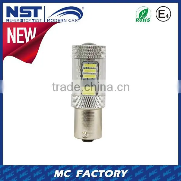 factory supply latest high brightness 1500-2400LM S25 7020 27smd led great white led driving lights