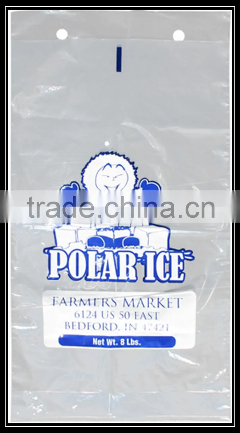 LDPE and HDPE clear and designed plastic bags