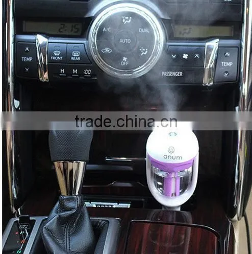 fashionable Mini Ultrasonic Humidifier USB Humidifier Mist Maker Fogger Car Atomizer Air Purifier