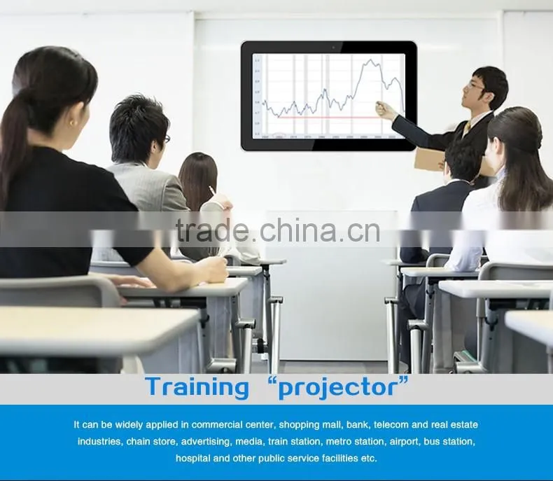 21.5 inch full HD resolution digital signage tablets support 10-points multi-touch