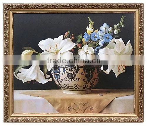 funny photo frames,collage photo frames,wood photo frame, flower pattern wooden oil painting, home decor painting for home