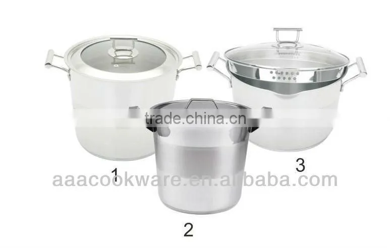 Geman Technologic Stainless Steel Large Stock Pot for Hotel/wholesale/Retailer