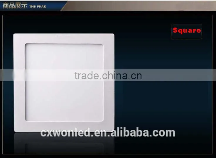 led panel light surface mounted 6W 12W 18W LED surface panel light