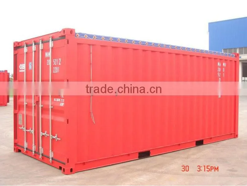 Brand new 20ft tarpaulins open top containers with BV certified