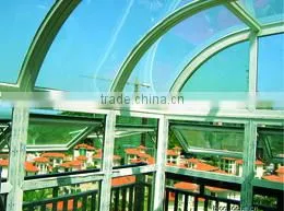 3-15mm Clear Curved Tempered glass