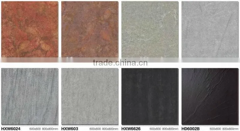 Foshan rustic design porcelain bathroom wall tile 6x6,8x8