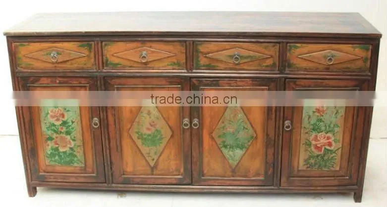 Four Drawer Four Door Cabinet