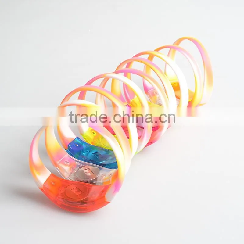 LED Bracelet, led flashing bracelet,sound led bracelet,sound activated led circuit