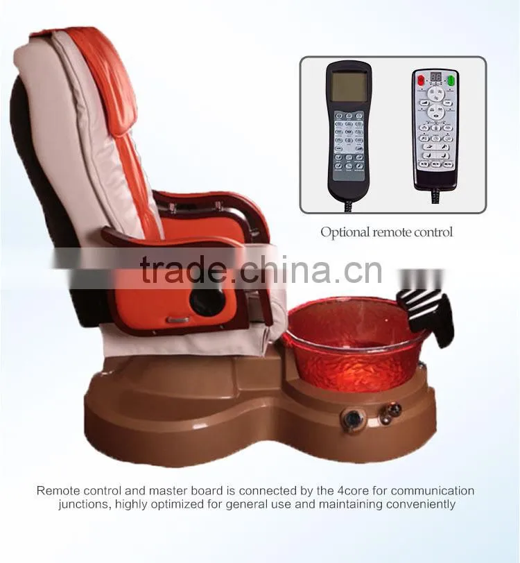 Fiberglass basin spa pedicure children hair salon equipment