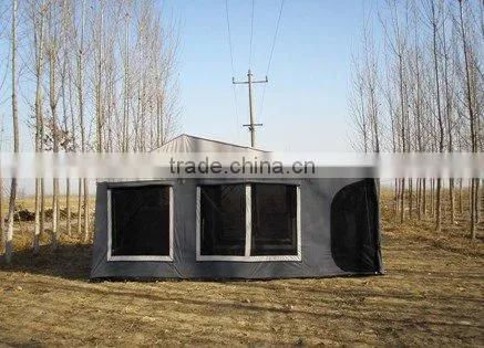 Arcadia large easy up folding camper trailer tent