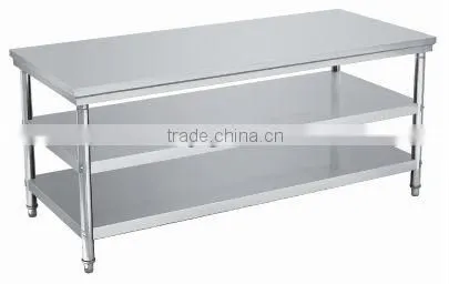 Hotel equipment stainless steel work table for sale