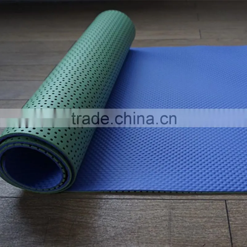 Lightweight/ Durable/ Latex-free TPE yoga mat with eyelet hole