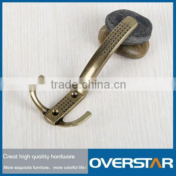 Zinc Alloy Modern Square Long Handle Wall Clothes Hooks