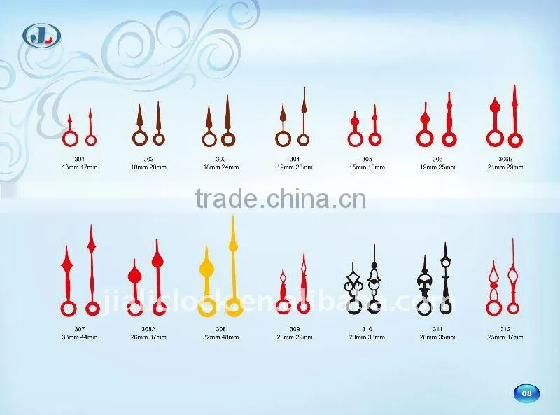 Quartz Hour & Minute Clock Hands