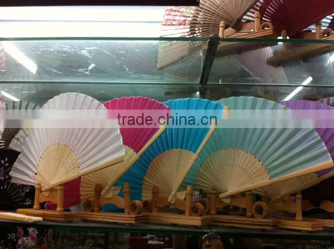 small plastic print fan for advertising