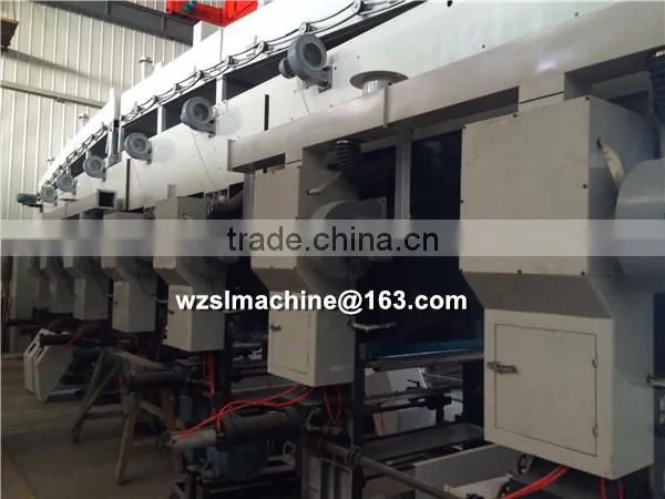 Computer Color Register rotogravure type heat Transfer Film Printing Machine