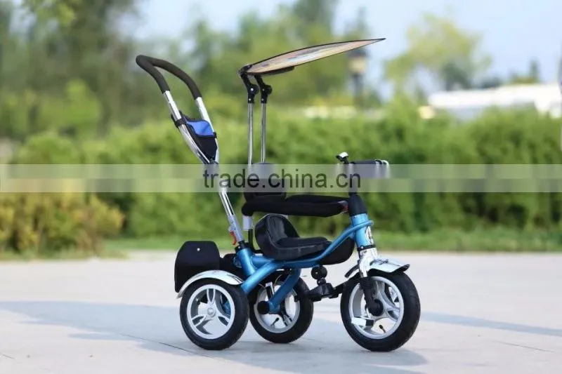 Kids sun cover tricycle, baby tricycle stroller, good quality baby tricycle with more functions