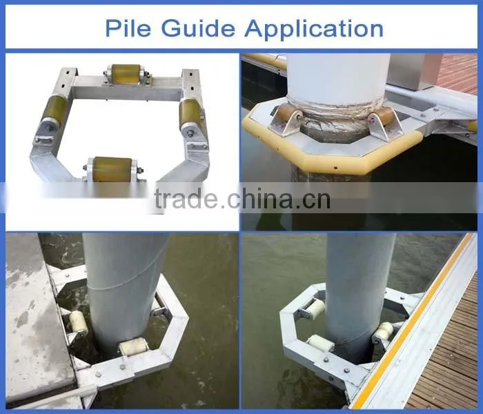 Factory manufacturer pile guide for piles floating pontoon