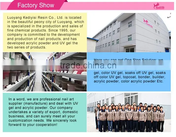 kds High Quality painless white pink and crystal nails uv builder gel to extend nails