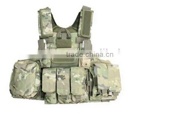 Outdoor camouflage combat molle tactical army vest
