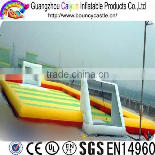 Outdoor Durable Inflatable Soccer Field for kids inflatable football game
