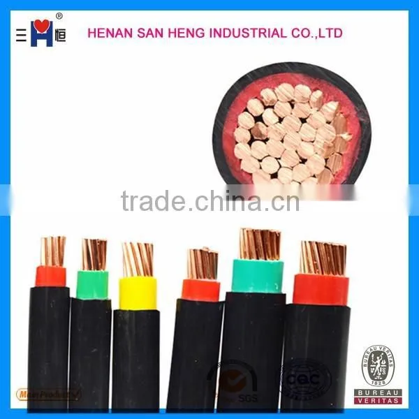 VV Power Cable 0.6/1kV Copper Conductor PVC(XLPE) Insulated and PVC Sheath From State Grid