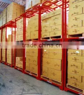 Durable, portable, collapsible, shippable stacking racks