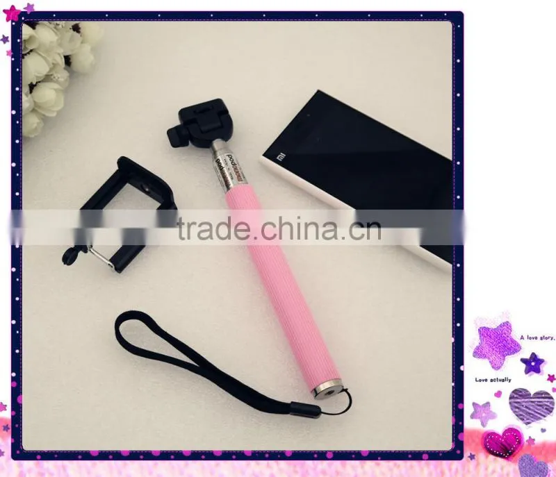 wirless Self-lock Extendable Monopod + Tripod Mount Adapter + Phone Clip Holder for Camera for iPhone Samsung Phone