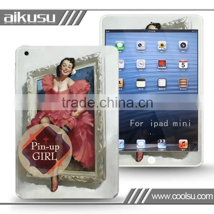 Wholesale china factory 3D color skin case covers for iPad mini