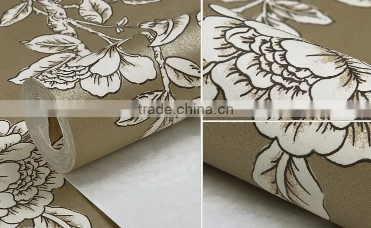 cheap classic china wallpaper home decoration wallpaper for living room