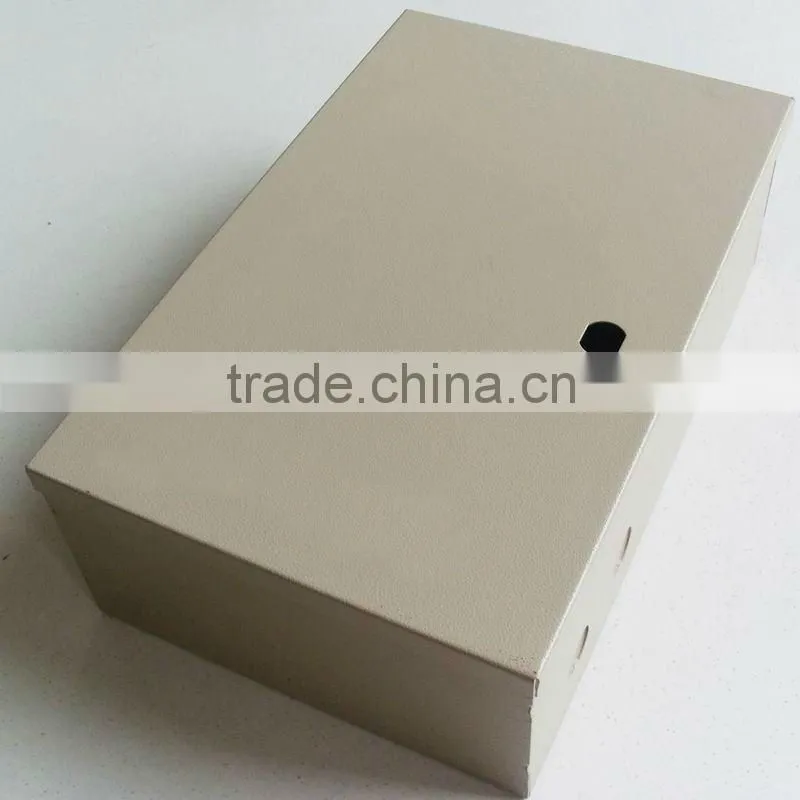 Metal cabinet power supply housing