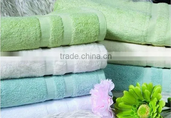 yarn dyed stripe bamboo fiber bath towel