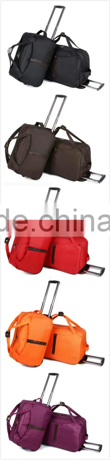2015 best selling unisex travel trolley luggage bag