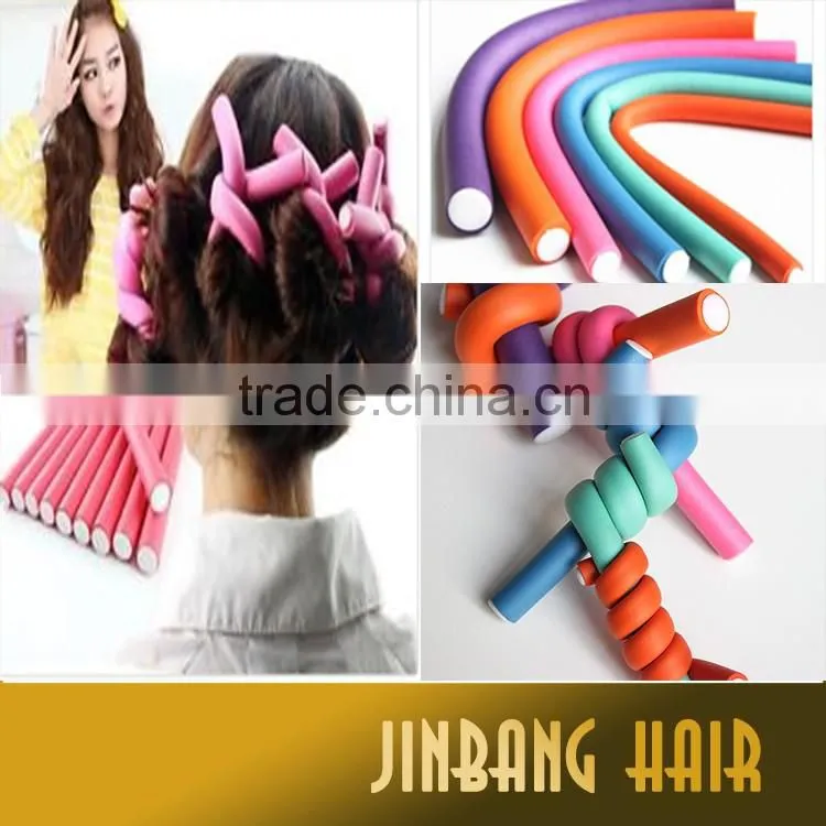2016 new design makeup rollers bendy diameter 0.8 to 2cm curlers Flexi rodssoft foam bendy rollers