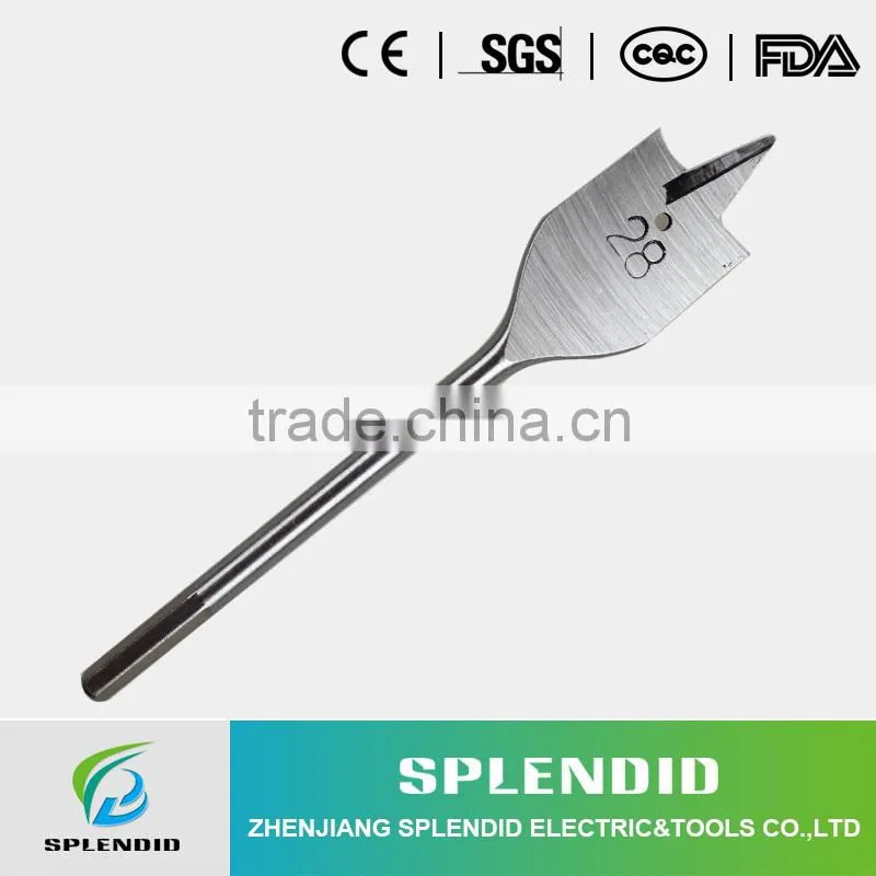 45 Carbon steel flat wood drill bit for wood working